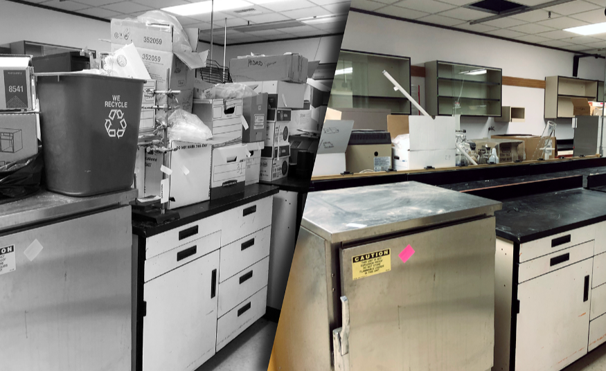 Lab tidied up