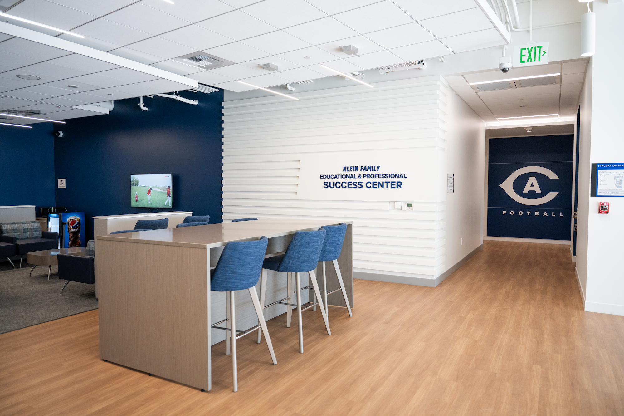 Interior of the Edwards Family Athletic Center