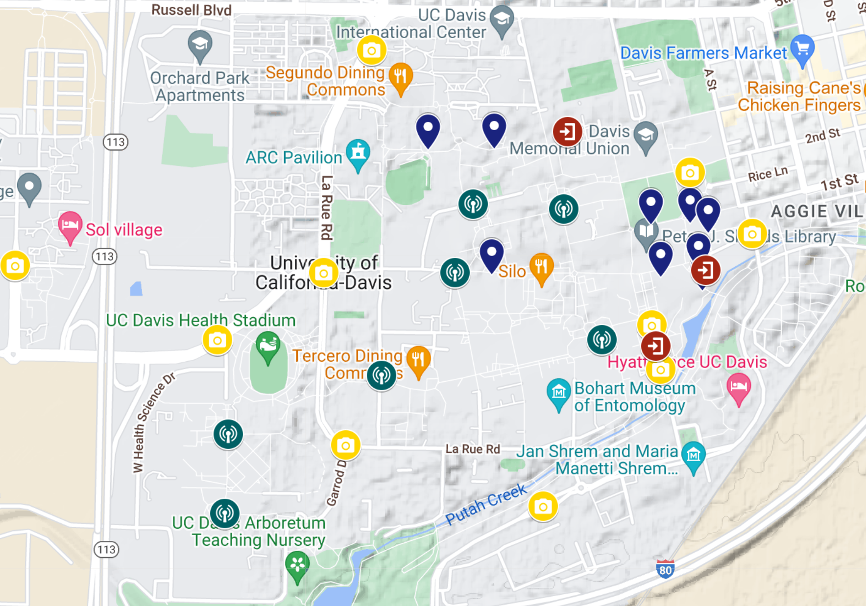 screenshot of security map.