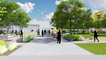 rendering of the green at west village uc davis
