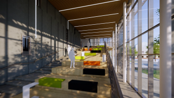 rendering of the uc davis teaching and learning complex
