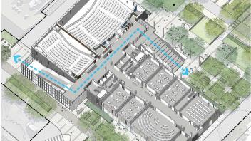 rendering of the uc davis teaching and learning complex