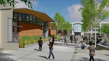 perspective rendering of renovated walker hall uc davis