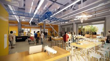 Rendering of UC Davis Engineering Student Design Center