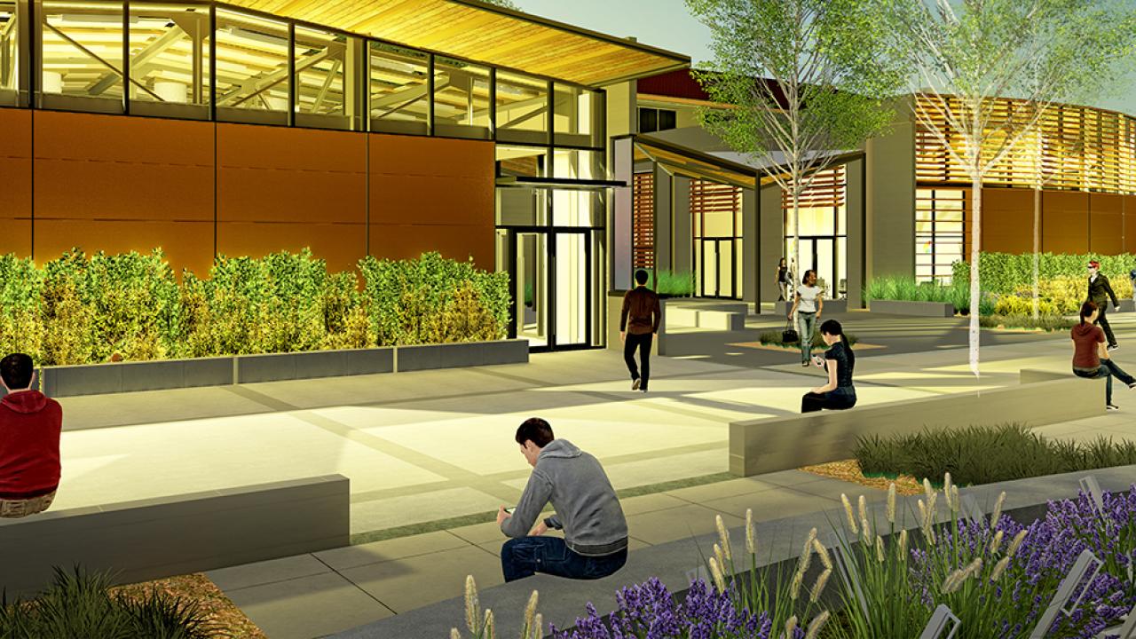 Renderings of renovated Walker Hall UC Davis