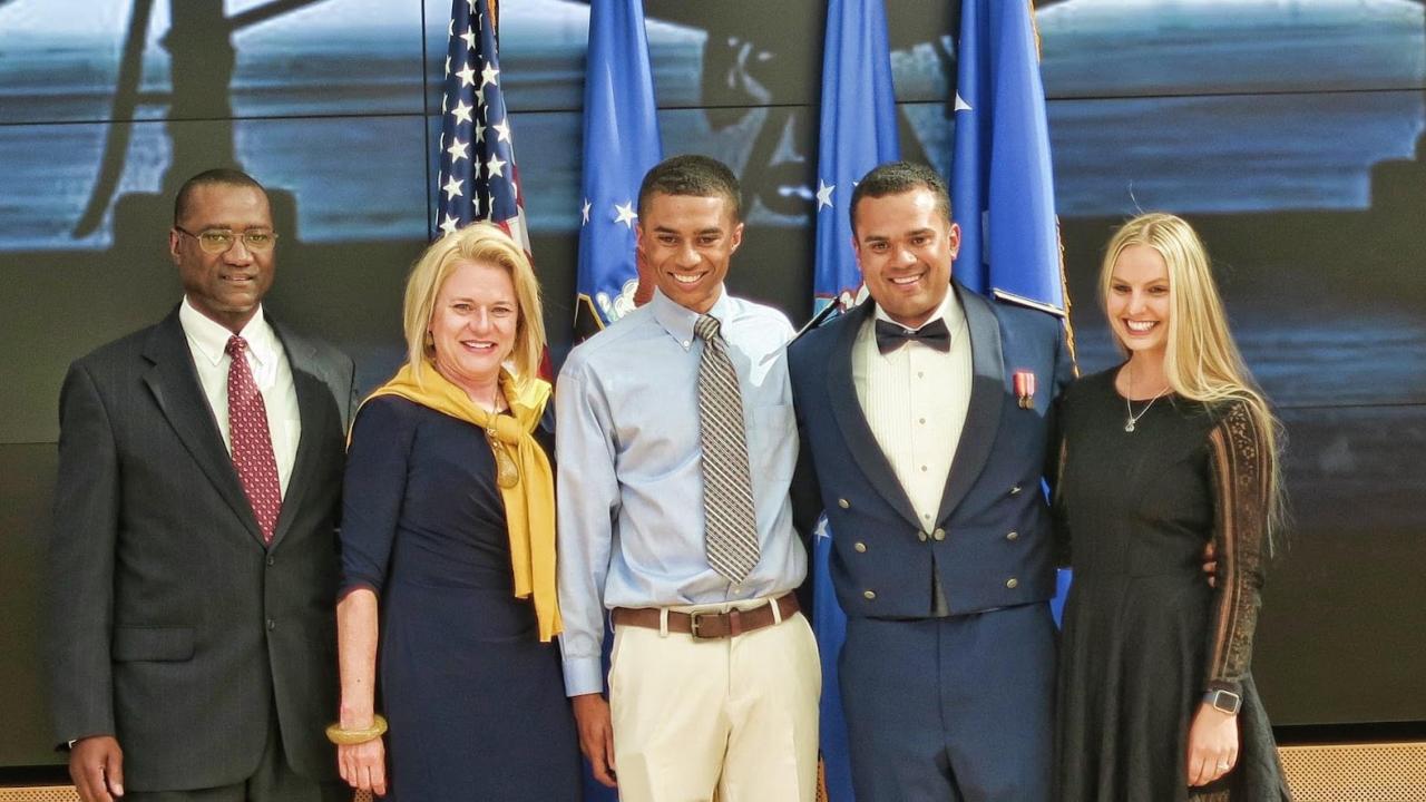 Tammy Booker with her family 