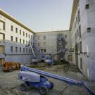Construction on the Chemistry Annex Building