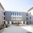 Chemistry Building addition as viewed from the building courtyard