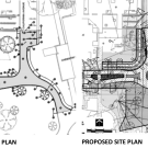 Image of before and after the pathway improvement project in the physical sciences district.