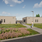 Rendering of the CNPRC Lifespan Center