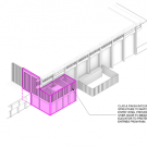 Rendering of Jungerman Hall seismic work.