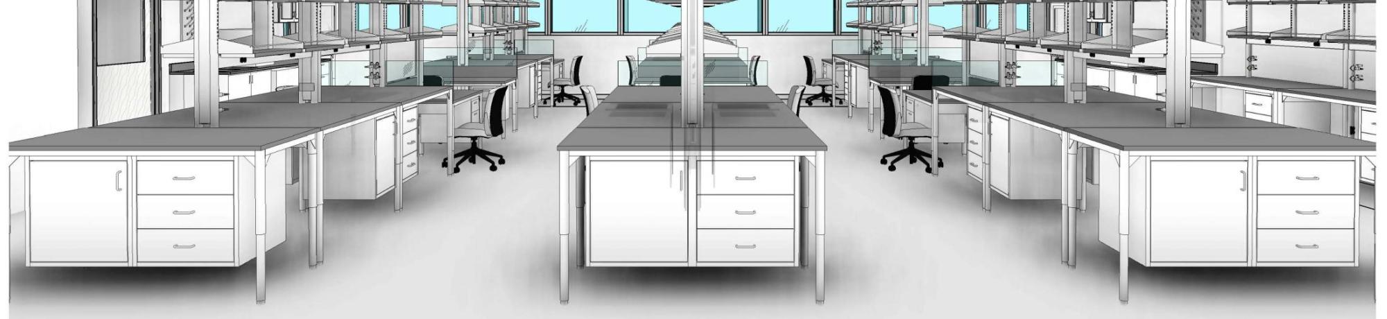 Rendering of Briggs Hall Lab