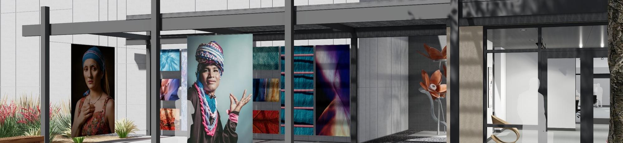 Rendering of Cruess Hall exterior