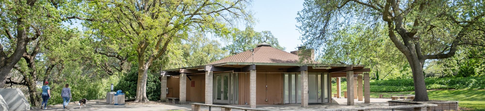Exterior of Putah Creek Lodge