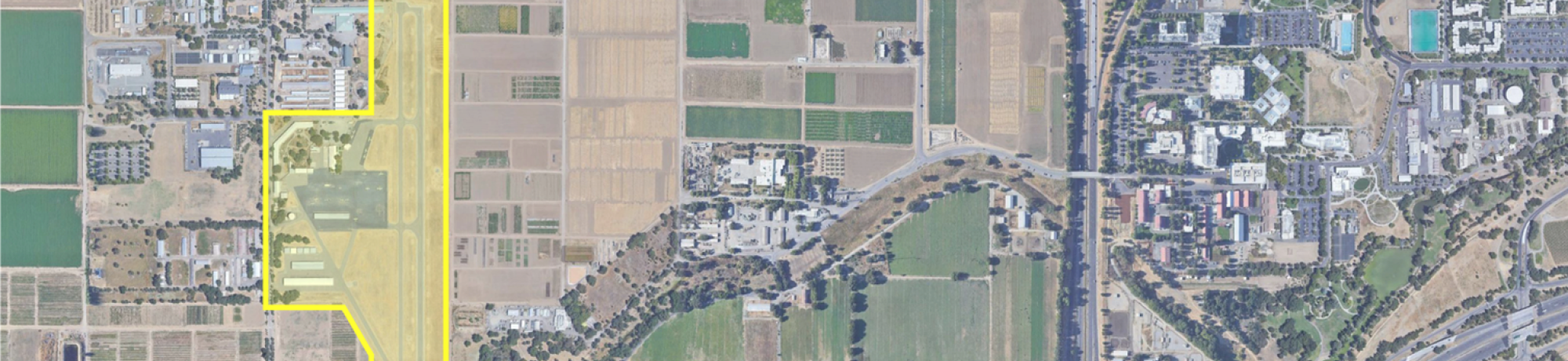 University Airport Bird's Eye View